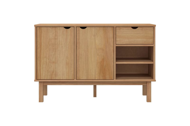 beBasic Skänk 114x43x73,5 cm massiv furu - Förvaring - Förvaringsmöbler - Skänkar & sideboards