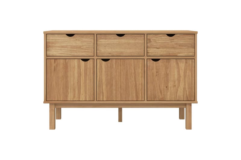 beBasic Skänk 114x43x73,5 cm massiv furu - Förvaring - Förvaringsmöbler - Skänkar & sideboards