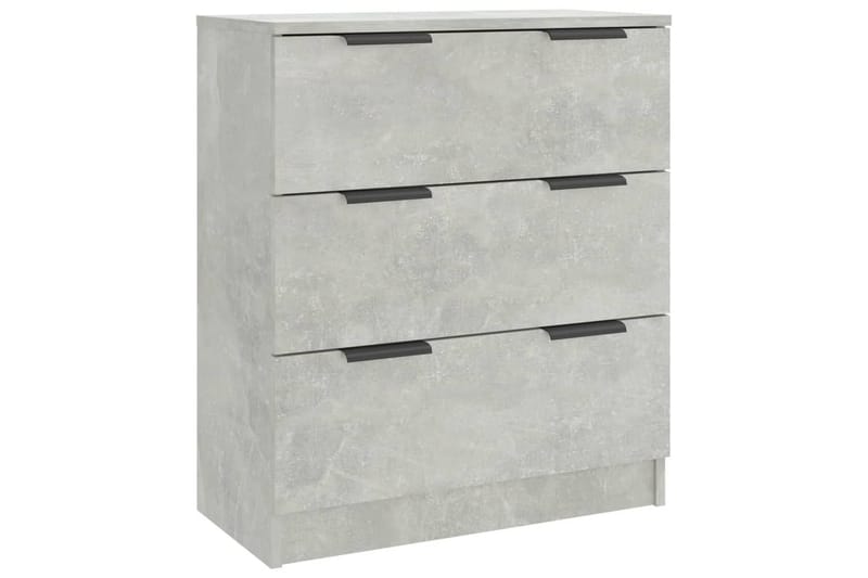 beBasic Skänk 3 delar betonggrå konstruerat trä - Förvaring - Förvaringsmöbler - Skänkar & sideboards