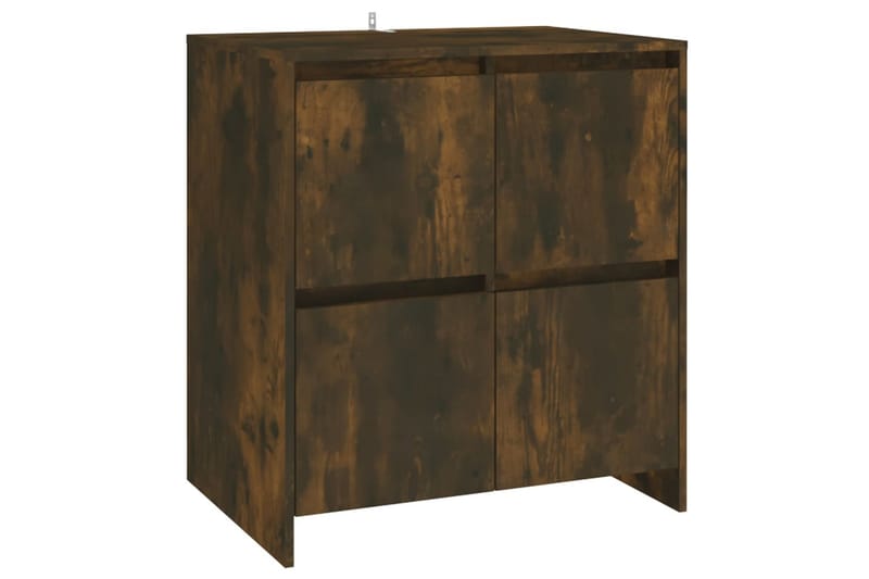 beBasic Skänk 3 delar rökfärgad ek konstruerat trä - Förvaring - Förvaringsmöbler - Skänkar & sideboards