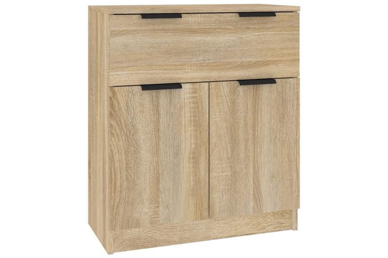 beBasic Skänk 3 delar Sonoma ek konstruerat trä - Förvaring - Förvaringsmöbler - Skänkar & sideboards