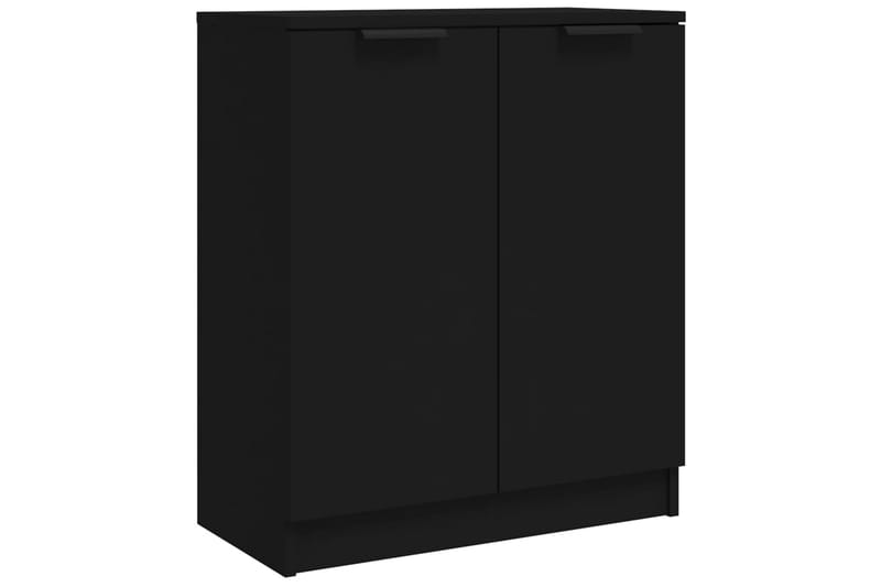 beBasic Skänk 3 delar svart konstruerat trä - Förvaring - Förvaringsmöbler - Skänkar & sideboards