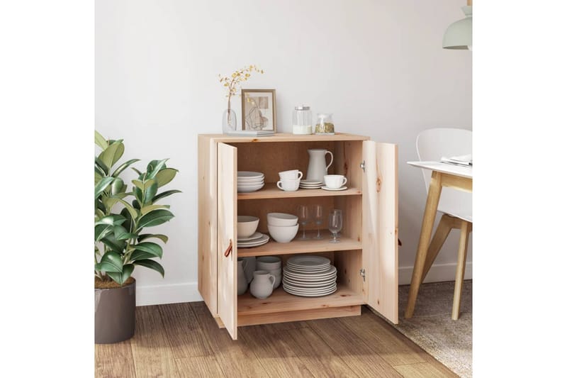 beBasic Skänk 65,5x40x75 cm massiv furu - Förvaring - Förvaringsmöbler - Skänkar & sideboards