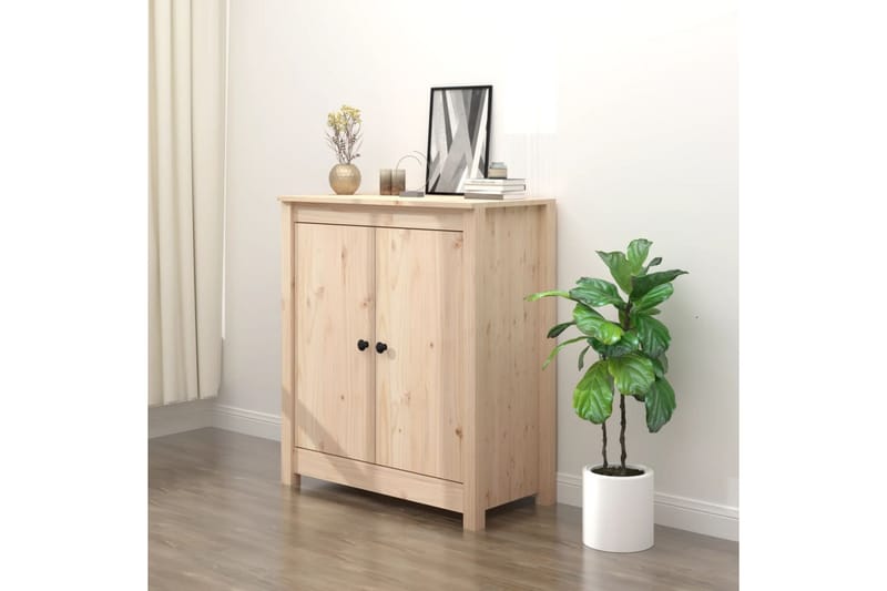 beBasic Skänk 70x35x80 cm massiv furu - Förvaring - Förvaringsmöbler - Skänkar & sideboards