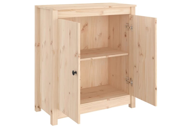beBasic Skänk 70x35x80 cm massiv furu - Förvaring - Förvaringsmöbler - Skänkar & sideboards