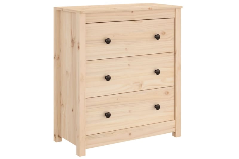 beBasic Skänk 70x35x80 cm massiv furu - Förvaring - Förvaringsmöbler - Skänkar & sideboards