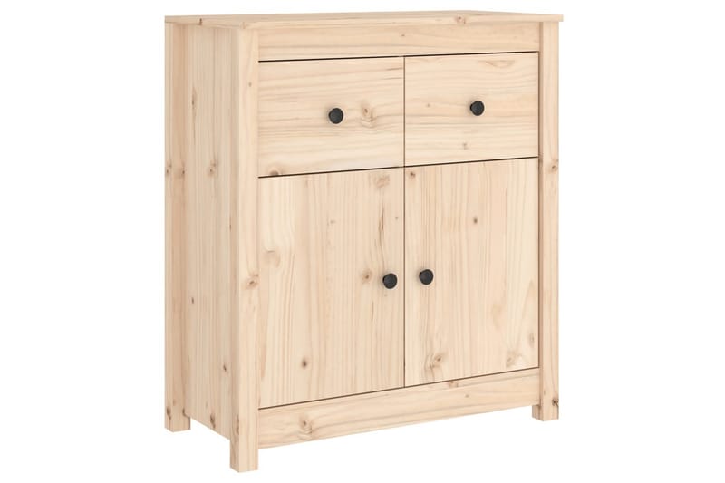 beBasic Skänk 70x35x80 cm massiv furu - Förvaring - Förvaringsmöbler - Skänkar & sideboards