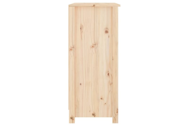 beBasic Skänk 70x35x80 cm massiv furu - Förvaring - Förvaringsmöbler - Skänkar & sideboards