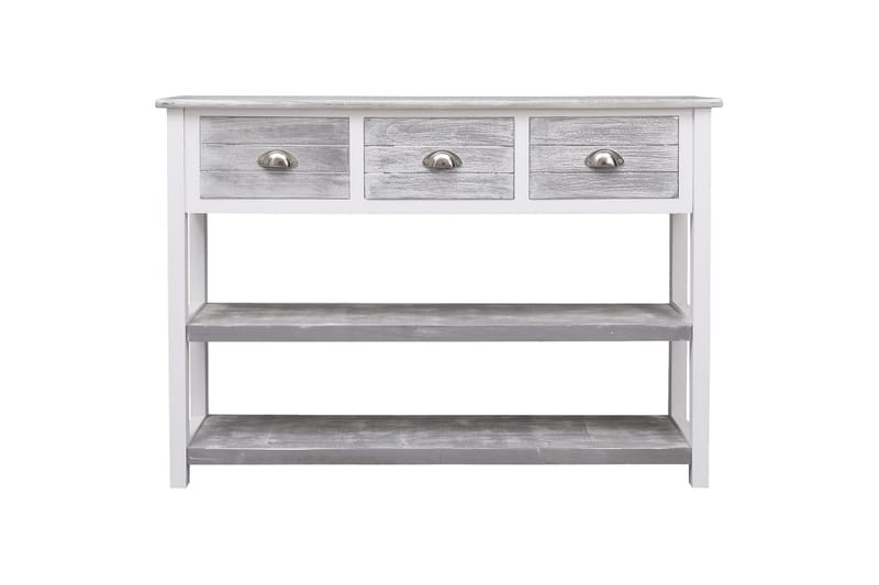 beBasic Skänk antikgrå 108x30x76 cm massivt kejsarträ - Förvaring - Förvaringsmöbler - Skänkar & sideboards