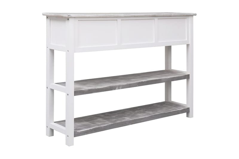 beBasic Skänk antikgrå 108x30x76 cm massivt kejsarträ - Förvaring - Förvaringsmöbler - Skänkar & sideboards