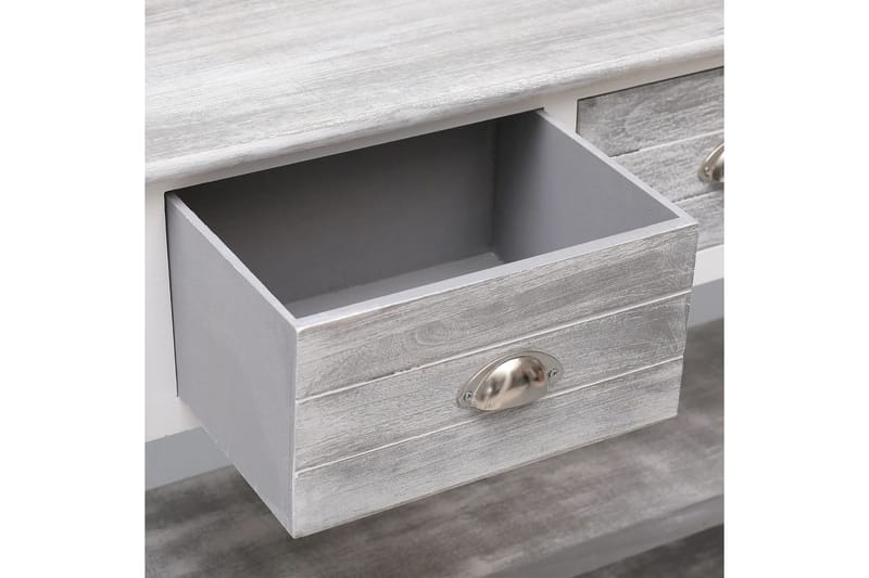 beBasic Skänk antikgrå 108x30x76 cm massivt kejsarträ - Förvaring - Förvaringsmöbler - Skänkar & sideboards