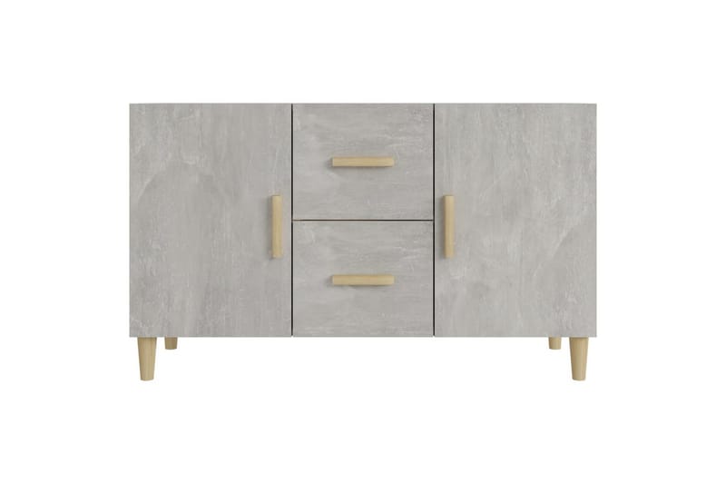 beBasic Skänk betonggrå 100x36x60 cm konstruerat trä - Förvaring - Förvaringsmöbler - Skänkar & sideboards