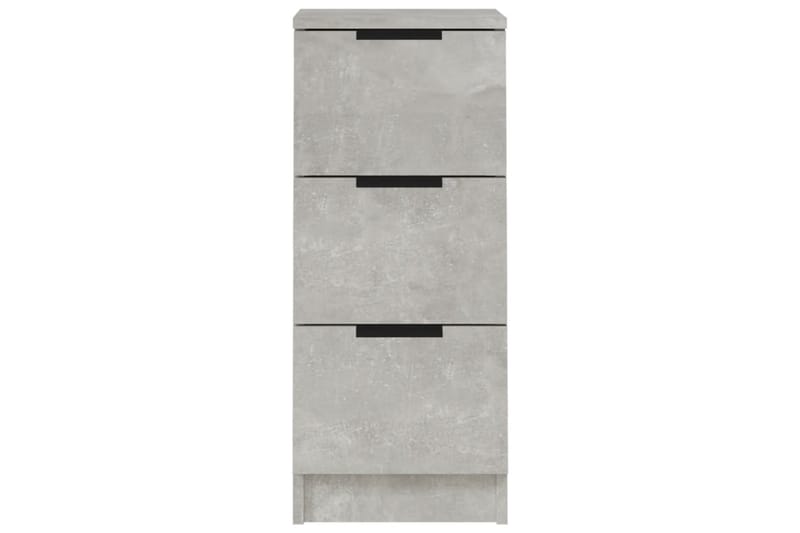 beBasic Skänk betonggrå 30x30x70 cm konstruerat trä - Förvaring - Förvaringsmöbler - Skänkar & sideboards