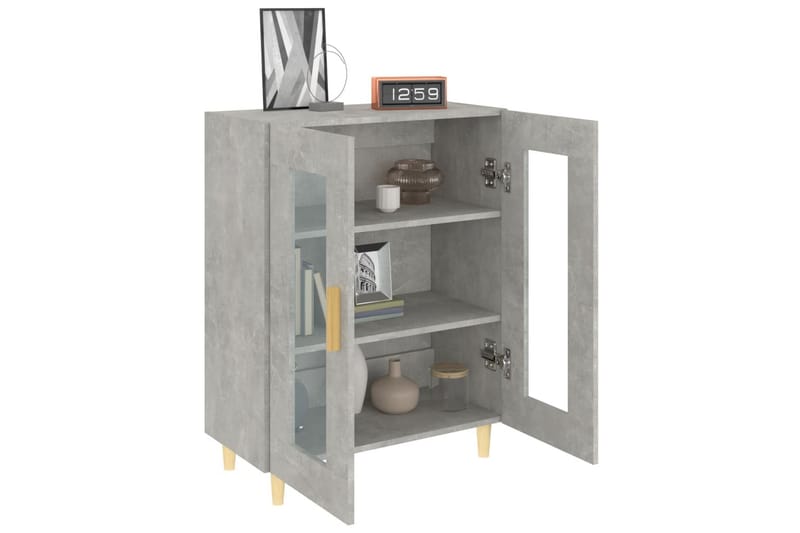 beBasic Skänk betonggrå 69,5x34x90 cm konstruerat trä - Förvaring - Förvaringsmöbler - Skänkar & sideboards