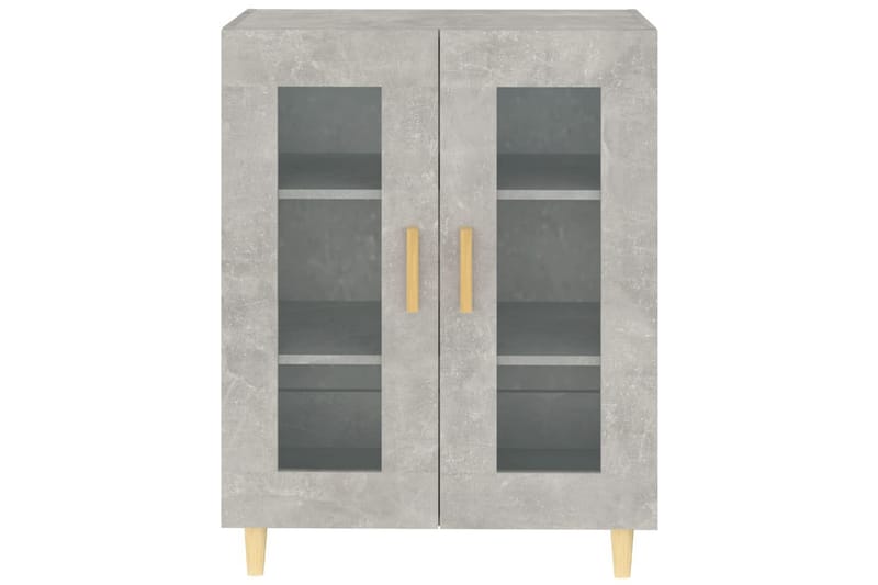 beBasic Skänk betonggrå 69,5x34x90 cm konstruerat trä - Förvaring - Förvaringsmöbler - Skänkar & sideboards