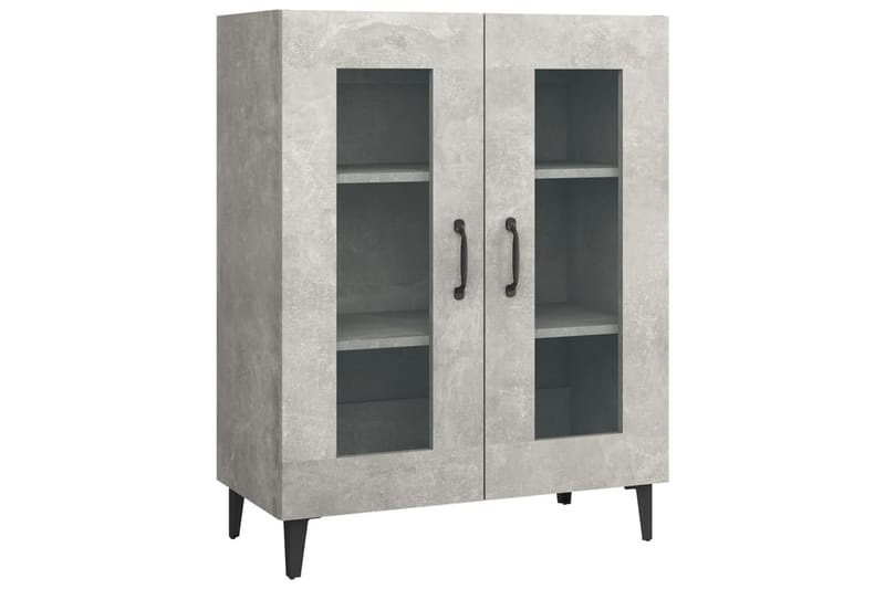 beBasic Skänk betonggrå 69,5x34x90 cm konstruerat trä - Förvaring - Förvaringsmöbler - Skänkar & sideboards