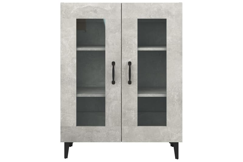 beBasic Skänk betonggrå 69,5x34x90 cm konstruerat trä - Förvaring - Förvaringsmöbler - Skänkar & sideboards