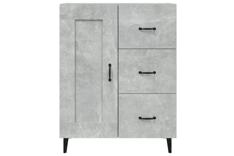beBasic Skänk betonggrå 69,5x34x90 cm konstruerat trä - Förvaring - Förvaringsmöbler - Skänkar & sideboards