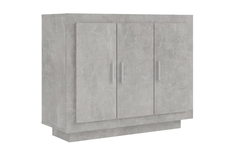beBasic Skänk betonggrå 92x35x75 cm konstruerat trä - Förvaring - Förvaringsmöbler - Skänkar & sideboards