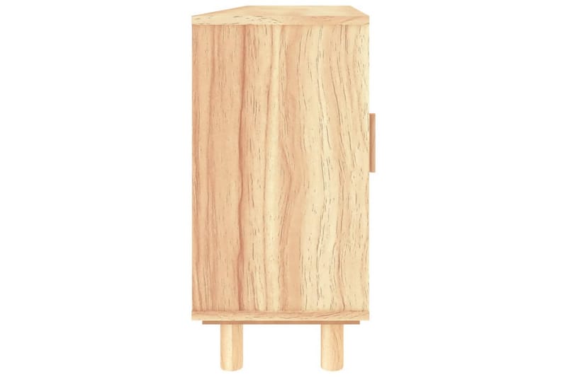 beBasic Skänk brun 105x30x60 cm massiv furu och naturlig rotting - Förvaring - Förvaringsmöbler - Skänkar & sideboards