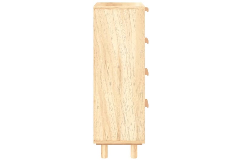 beBasic Skänk brun 40x30x90 cm massiv furu och naturlig rotting - Förvaring - Förvaringsmöbler - Skänkar & sideboards