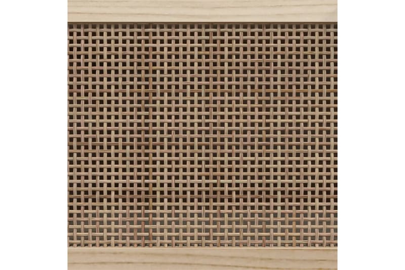 beBasic Skänk brun 60x30x70 cm massiv furu och naturlig rotting - Förvaring - Förvaringsmöbler - Skänkar & sideboards