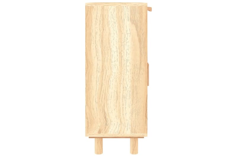 beBasic Skänk brun 60x30x75 cm massiv furu och naturlig rotting - Förvaring - Förvaringsmöbler - Skänkar & sideboards