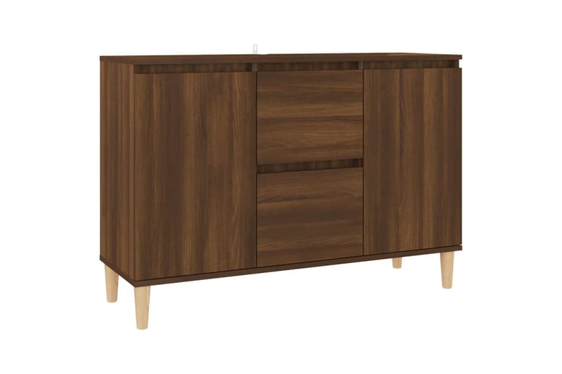 beBasic Skänk brun ek 103,5x35x70 cm konstruerat trä - Skänkar & sideboards