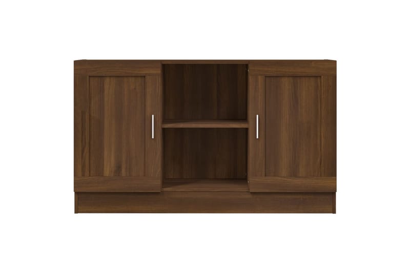 beBasic Skänk brun ek 120x30,5x70 cm konstruerat trä - Förvaring - Förvaringsmöbler - Skänkar & sideboards