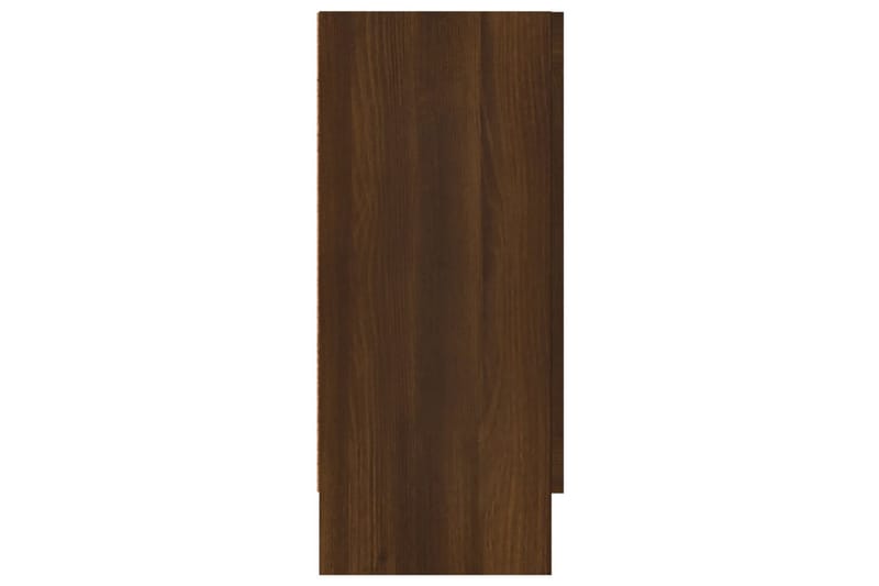 beBasic Skänk brun ek 120x30,5x70 cm konstruerat trä - Skänkar & sideboards