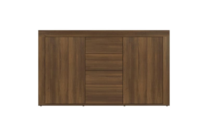 beBasic Skänk brun ek 120x36x69 cm konstruerat trä - Förvaring - Förvaringsmöbler - Skänkar & sideboards