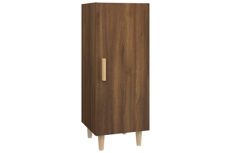 beBasic Skänk brun ek 34,5x34x90 cm konstruerat trä - Förvaring - Förvaringsmöbler - Skänkar & sideboards