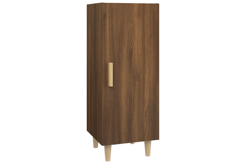 beBasic Skänk brun ek 34,5x34x90 cm konstruerat trä - Skänkar & sideboards