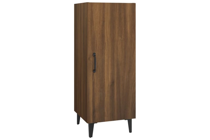 beBasic Skänk brun ek 34,5x34x90 cm konstruerat trä - Skänkar & sideboards