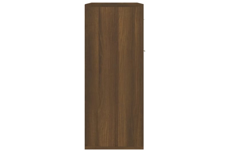beBasic Skänk brun ek 60x30x75 cm konstruerat trä - Förvaring - Förvaringsmöbler - Skänkar & sideboards