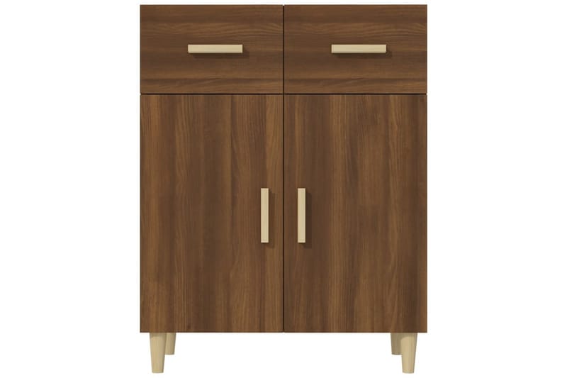 beBasic Skänk brun ek 69,5x34x89 cm konstruerat trä - Förvaring - Förvaringsmöbler - Skänkar & sideboards