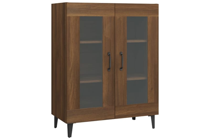 beBasic Skänk brun ek 69,5x34x90 cm konstruerat trä - Skänkar & sideboards