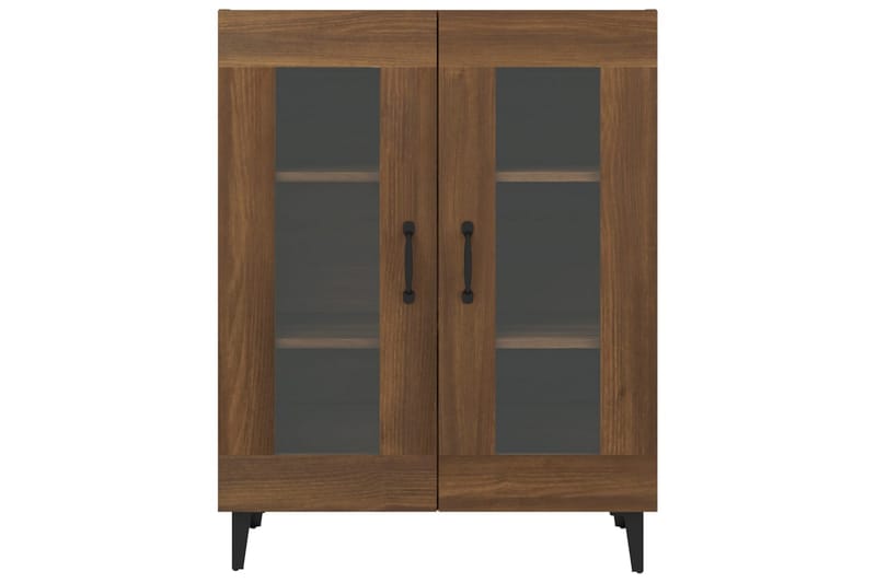 beBasic Skänk brun ek 69,5x34x90 cm konstruerat trä - Förvaring - Förvaringsmöbler - Skänkar & sideboards