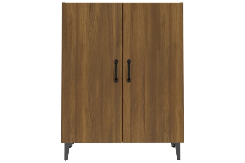 beBasic Skänk brun ek 70x34x90 cm konstruerat trä - Förvaring - Förvaringsmöbler - Skänkar & sideboards