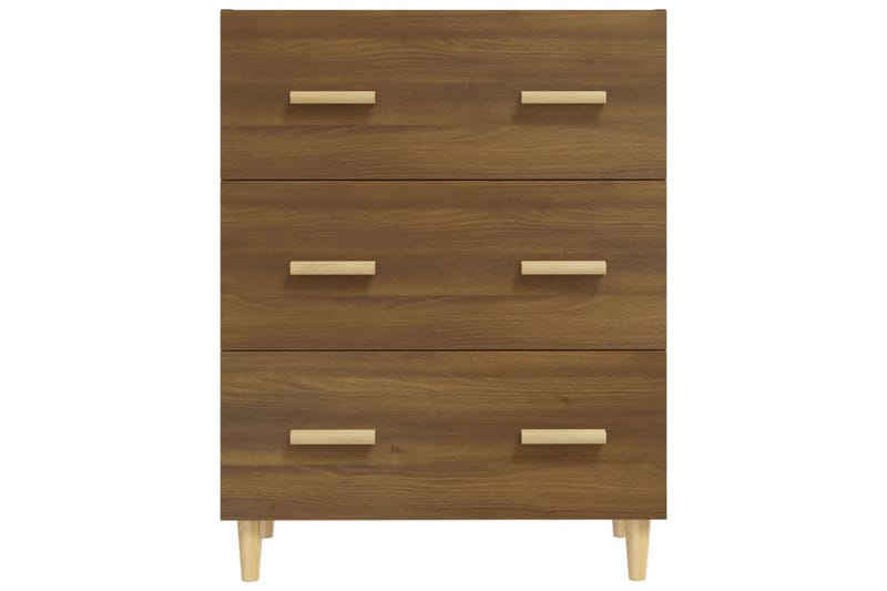 beBasic Skänk brun ek 70x34x90 cm konstruerat trä - Skänkar & sideboards