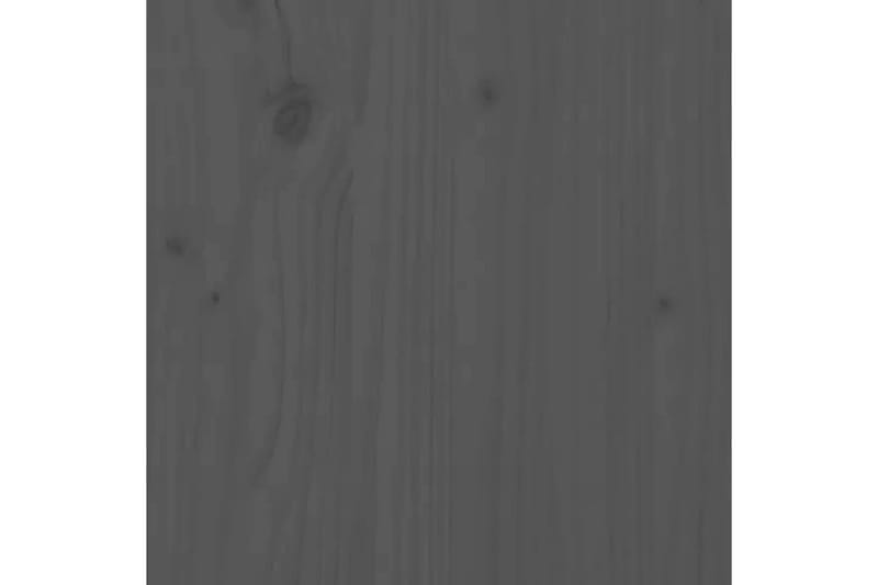 beBasic Skänk grå 100x35x74 cm massiv furu - Förvaring - Förvaringsmöbler - Skänkar & sideboards