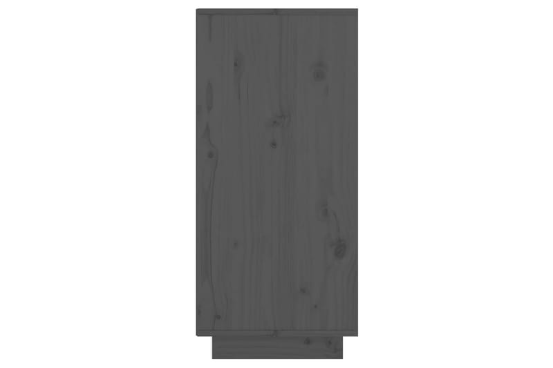 beBasic Skänk grå 60x34x75 cm massiv furu - Förvaring - Förvaringsmöbler - Skänkar & sideboards