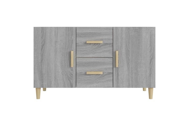 beBasic Skänk grå sonoma 100x36x60 cm konstruerat trä - Förvaring - Förvaringsmöbler - Skänkar & sideboards