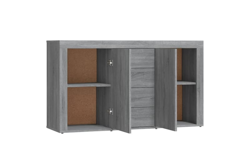 beBasic Skänk grå sonoma 120x36x69 cm konstruerat trä - Förvaring - Förvaringsmöbler - Skänkar & sideboards