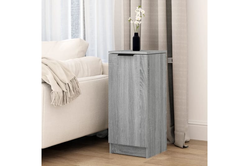 beBasic Skänk grå sonoma 30x30x70 cm konstruerat trä - Förvaring - Förvaringsmöbler - Skänkar & sideboards