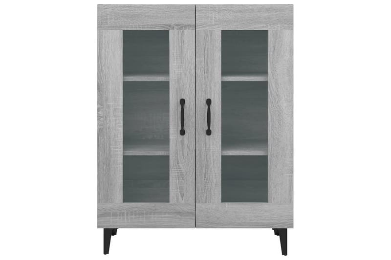 beBasic Skänk grå sonoma 69,5x34x90 cm konstruerat trä - Förvaring - Förvaringsmöbler - Skänkar & sideboards
