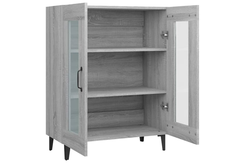 beBasic Skänk grå sonoma 69,5x34x90 cm konstruerat trä - Förvaring - Förvaringsmöbler - Skänkar & sideboards