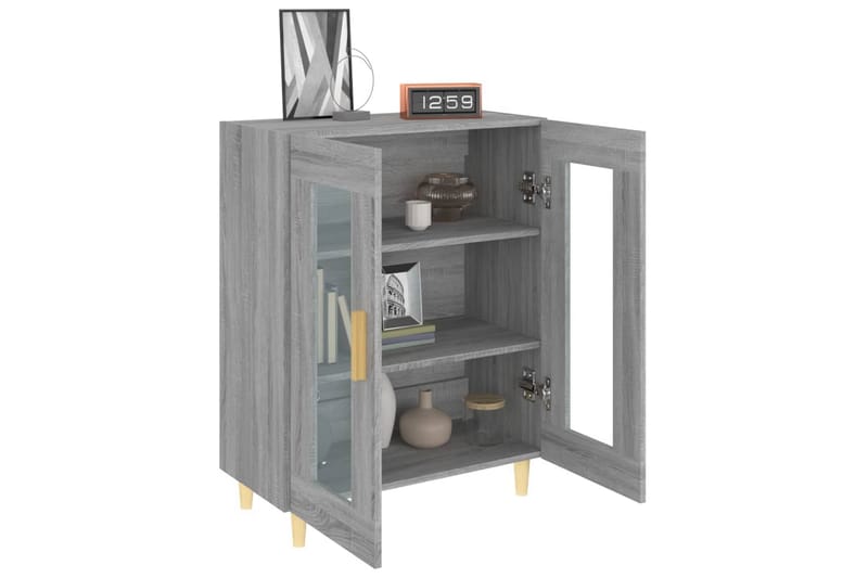 beBasic Skänk grå sonoma 69,5x34x90 cm konstruerat trä - Förvaring - Förvaringsmöbler - Skänkar & sideboards