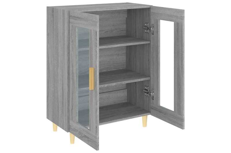 beBasic Skänk grå sonoma 69,5x34x90 cm konstruerat trä - Förvaring - Förvaringsmöbler - Skänkar & sideboards
