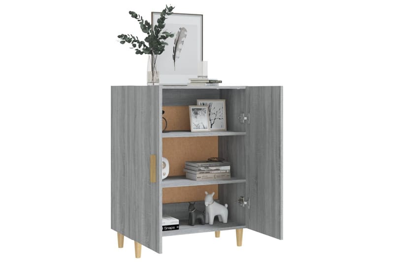 beBasic Skänk grå sonoma 70x34x90 cm konstruerat trä - Förvaring - Förvaringsmöbler - Skänkar & sideboards